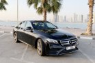 Negro Mercedes Benz E200 2019 for rent in Dubai 2